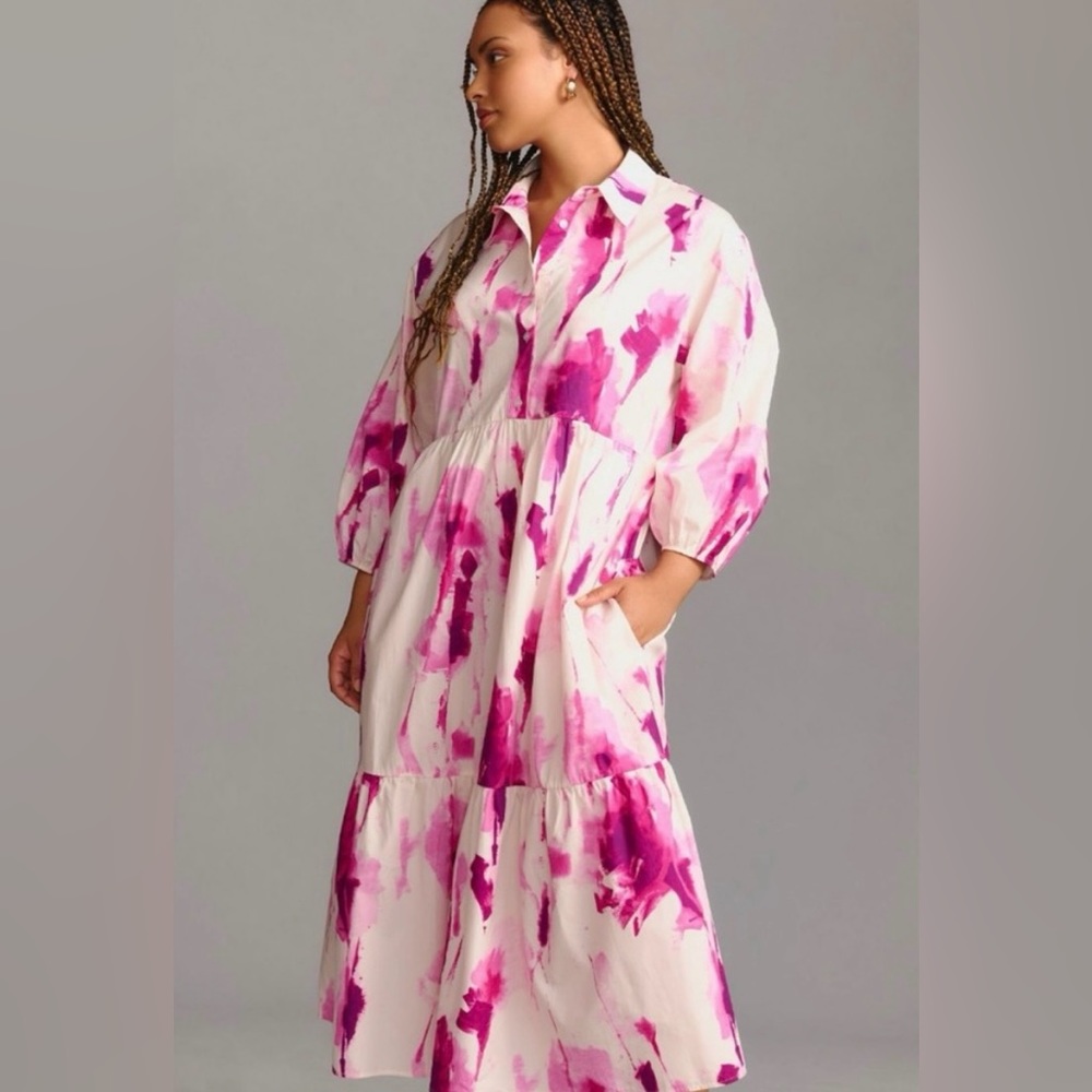 New with tags Maeve Anthropology maxi dress. Bettina tiered maxi